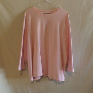 Cato Women’s Pink Thermal Long Sleeve Top Size 26/28W
